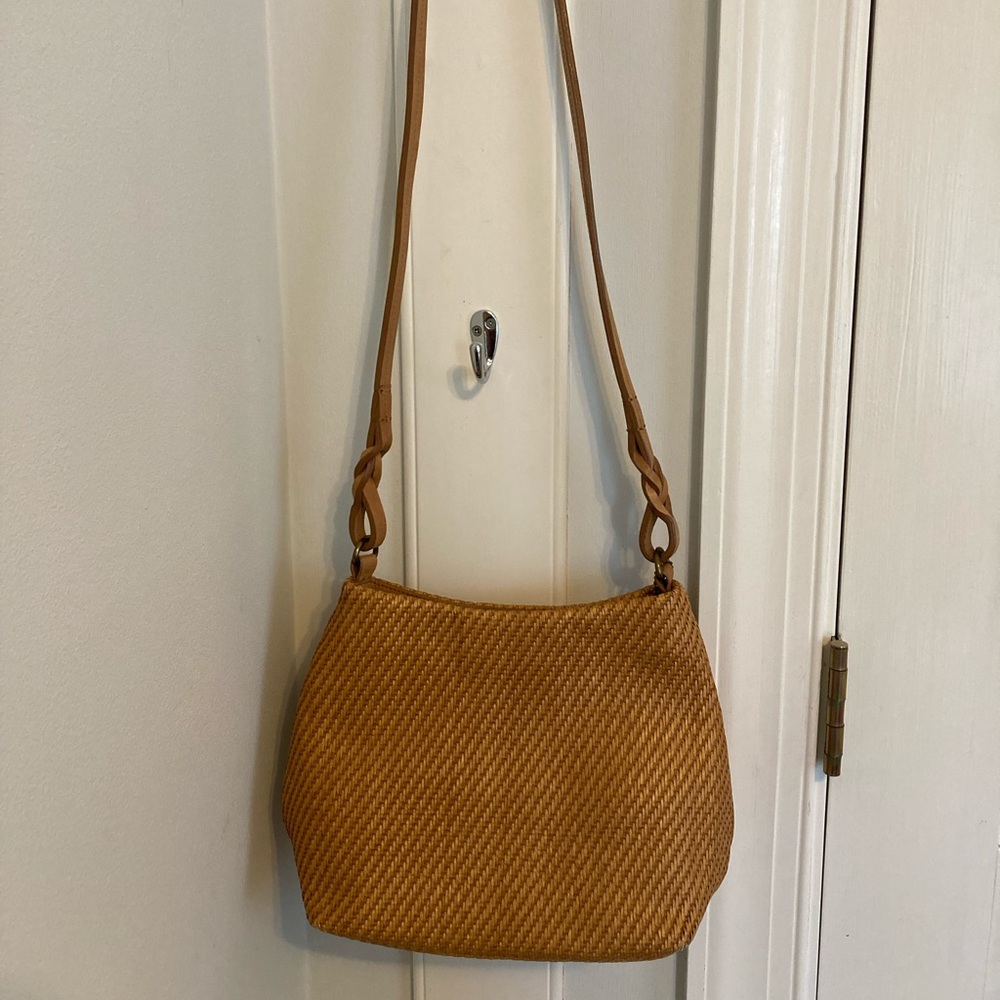 Vintage Woven Fossil Handbag